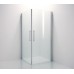 Сплошная петля для душевых кабин серии AQUA для стекла 6мм L=2200мм стекло-стена цвет полированный алюминий