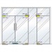 Нижний фитинг (нижняя петля) APF-005 для стеклянной двери