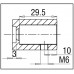 Коннектор для крепления штанги к стене 90° Bohle square 15x15