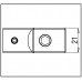 Соединительный элемент для крепления к стеклу с возможностью регулировки Bohle square 15x15